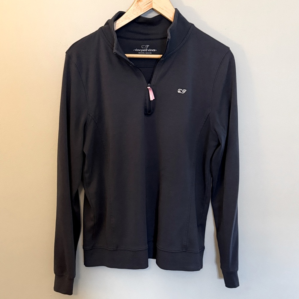 Vineyard Vines Dark Blue Quarter-Zip Pullover